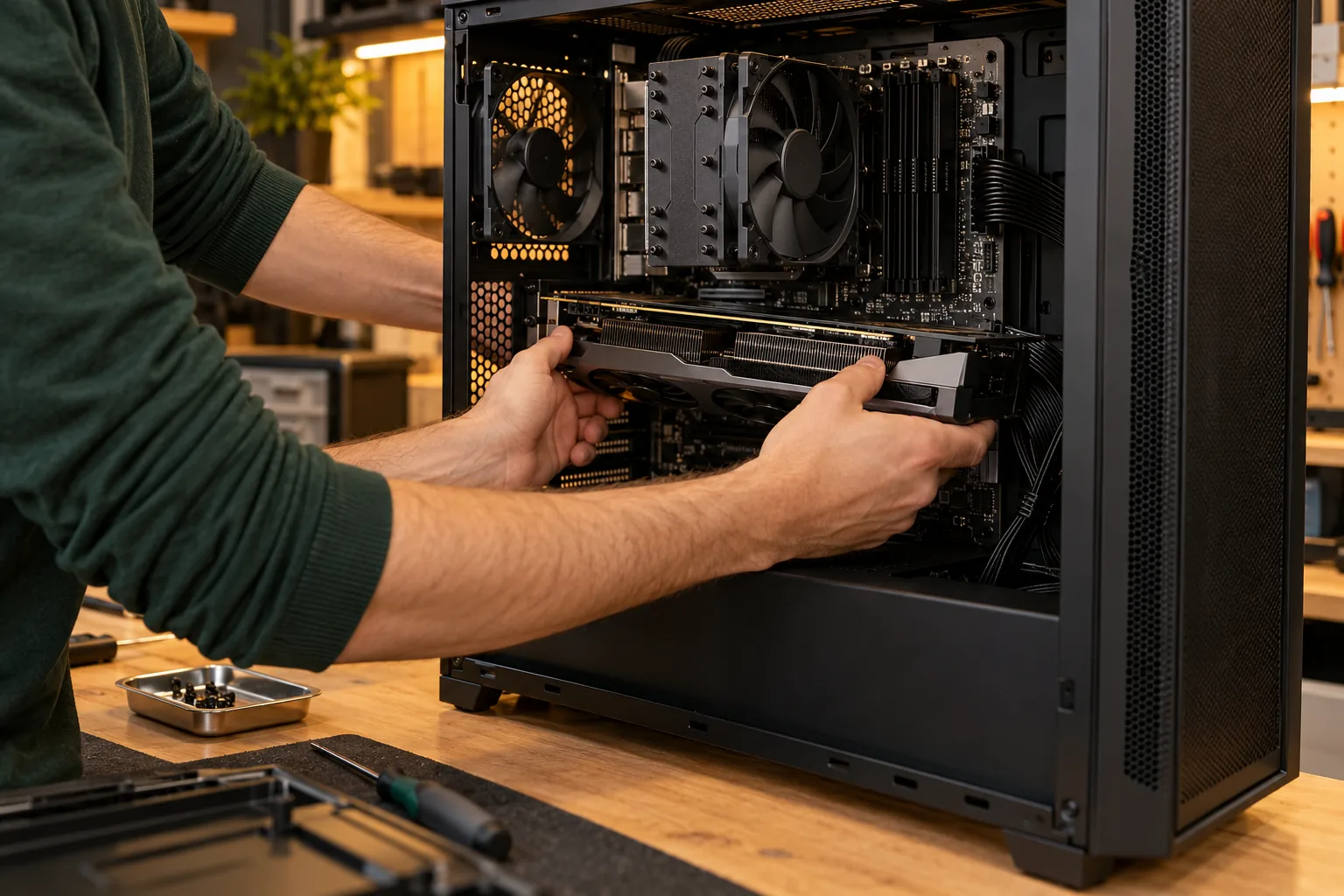 Desktop-pc assembleren bij ViVa Computers Service in Eersel